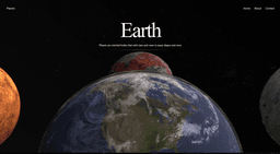 Planets - 3D Solar System Project